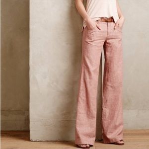 Pilcro Pink Straight Leg Pants